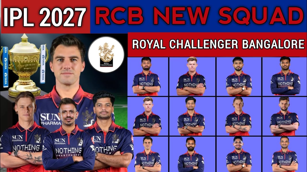 IPL 2027|Royal Challengers Bengaluru Full Players List|RCB Squad 2027|RCB Final Squad 2027 |RCB 2027