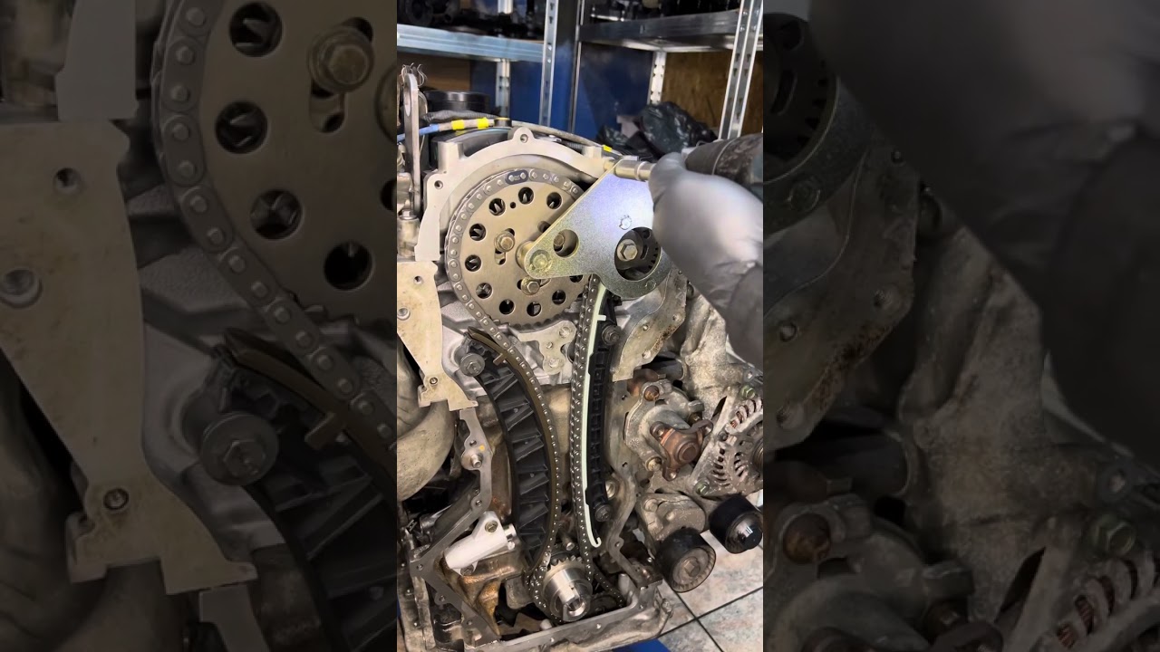 (Part 5) Assembly of the Nissan Qashqai engine 2.0 timing chain