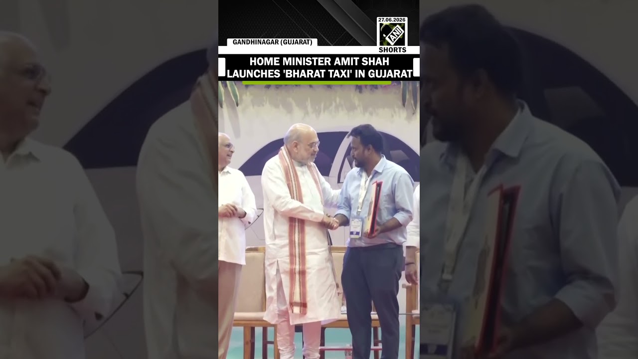 HM Amit Shah launches India's First Driver-Owned Ride-Hailing Service 'Bharat Taxi' across Gujarat