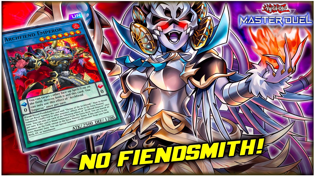 Finally at Full Power! Archfiend Deck ft. NEW Support / Archfiend Emperor | Yu-Gi-Oh! Master Duel