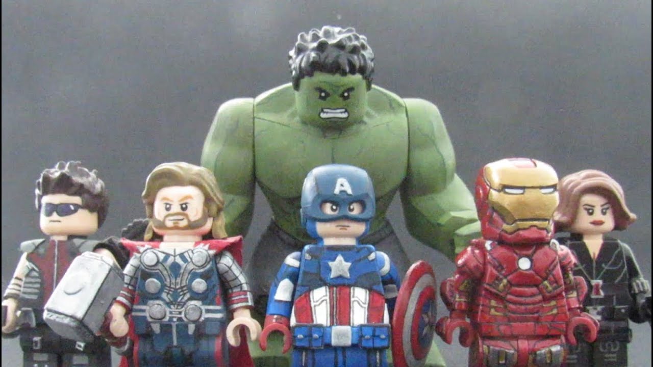 LEGO The Avengers 2012 Custom Minifigures
