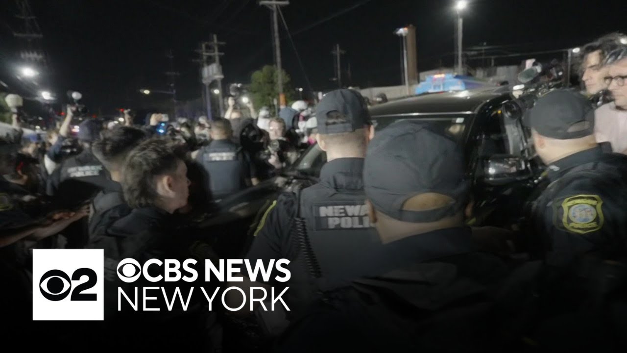 Protests escalate outside Newark's Delaney Hall ICE facility