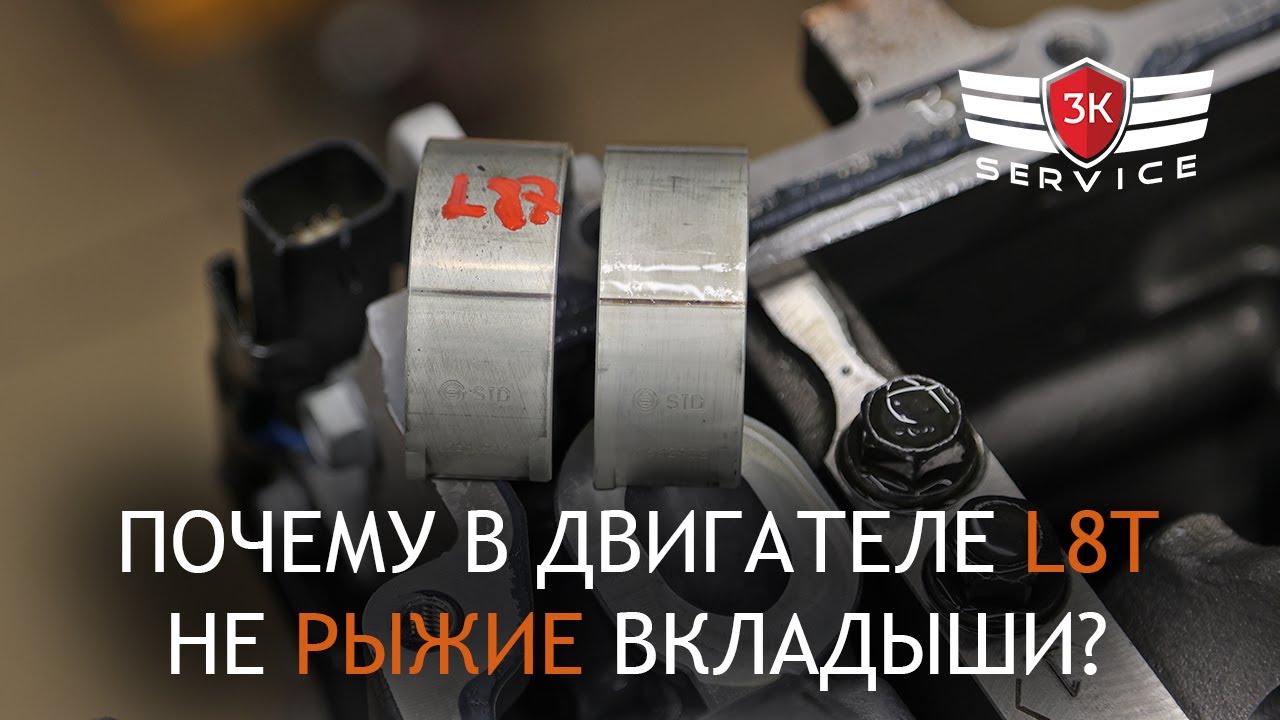 Сравнение вкладышей L87 и L8T - почему не рыжие!?