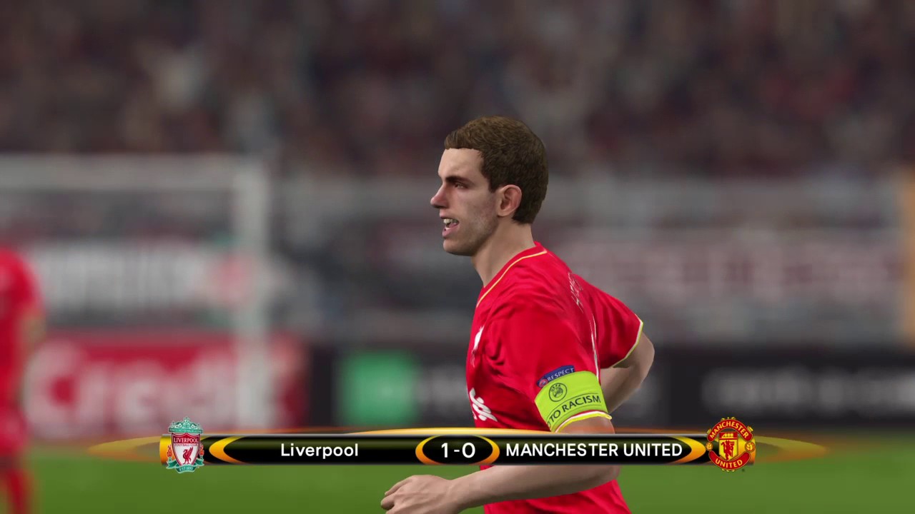 Pes 2016 final Manchester United  vs Liverpool