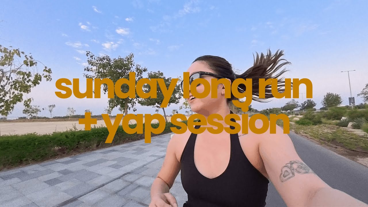 vlog | sunday long run + yap session