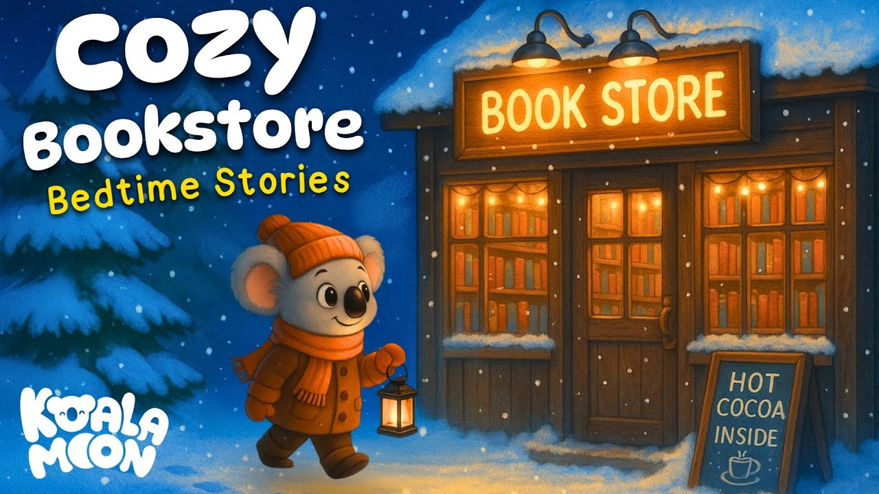 Cozy Bookstore Bedtime Stories 😴 Gentle, Sleepy & Safe for Kids 💤 🌙