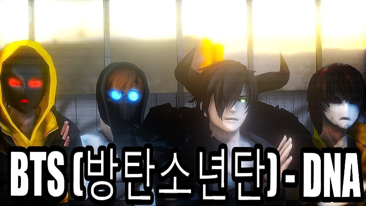 MMD CreepyPasta - BTS - DNA (Русский кавер от Jackie-O)  #Rodimir