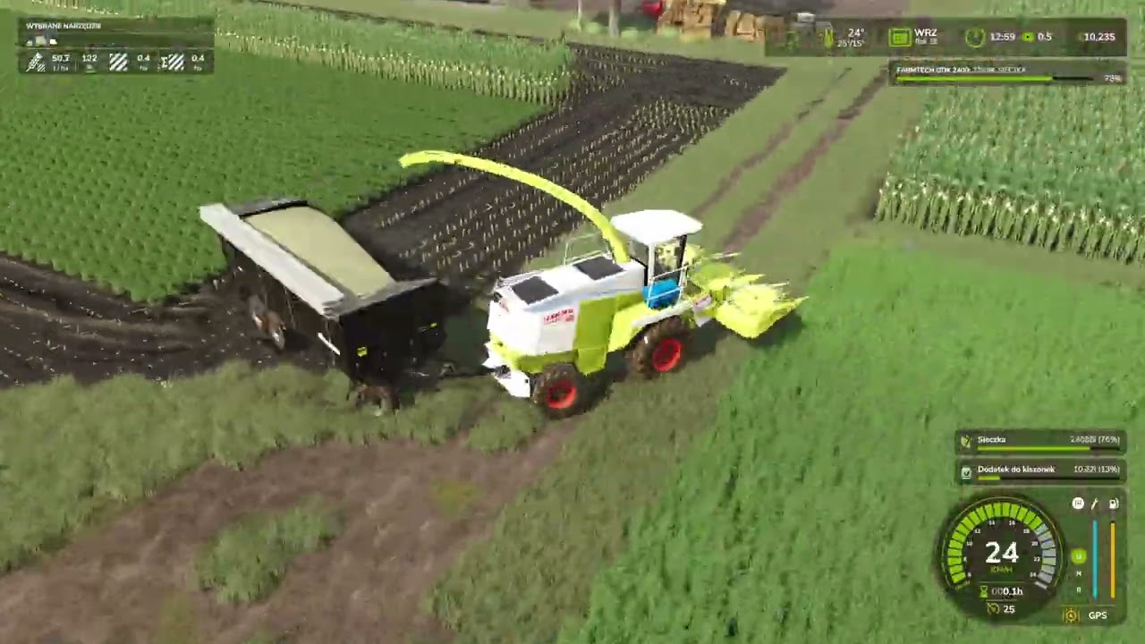 Kiszonka Fs25 Polanki #77 timelapse Farming simulator 2025 @LWO