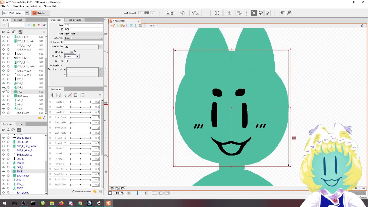 Live2D for Facerig: Basic Concepts