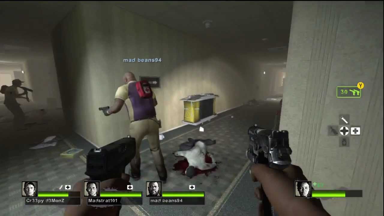 Left 4 Dead 2 Co-op campaign - Dead center - Mission 1 - Hotel (HD)