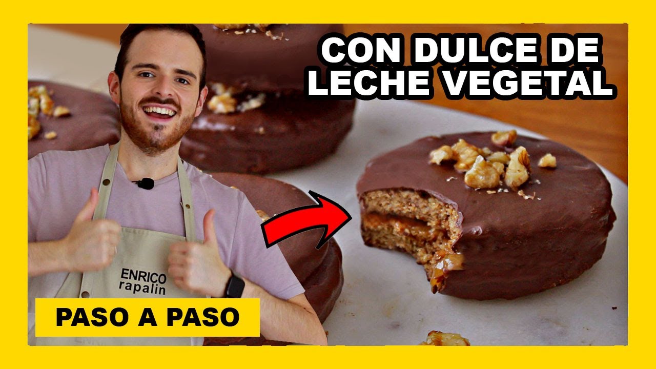 🔶 Como hacer ALFAJORES de NUEZ saludables (receta VEGANA)