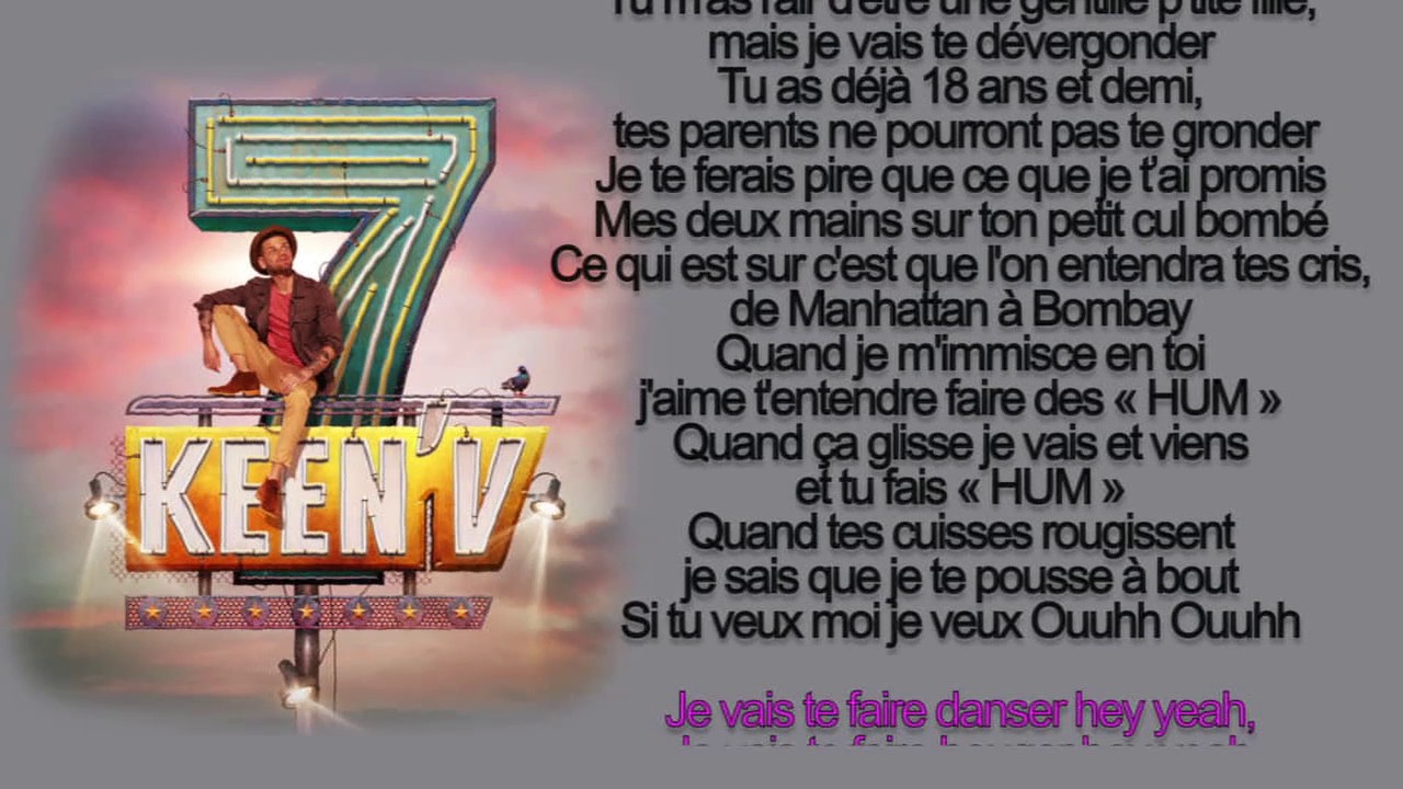 keen'v - je vais te faire (officiel video lyrics )
