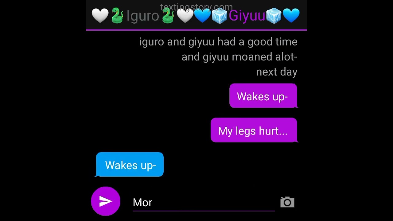 Obagiyuu texting story^^ (sorry for the late post I've been busy)