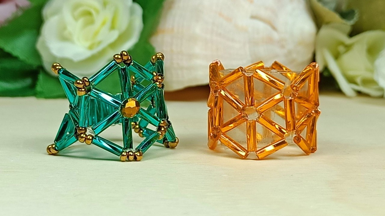 ¿Sabes que son los canutillos? ⬡ Anillo Hexaagonal con canutillos 3/5 ⬡