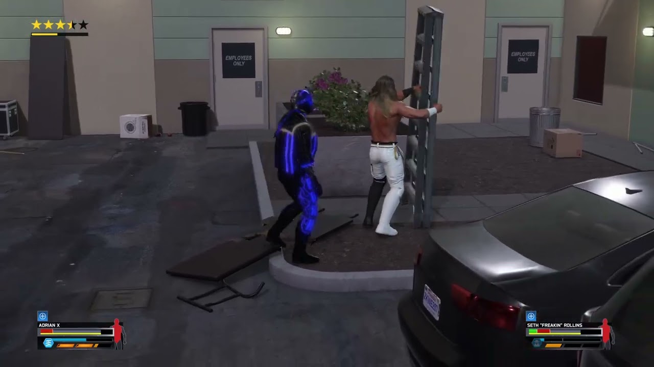 Seth Rollins And AdrianX Fight Outside Before Money In The Bank - Wwe Raw
