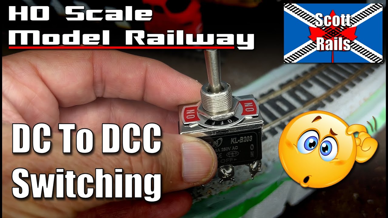 Installing A Simple Switch For DC OR DCC Model Train Control
