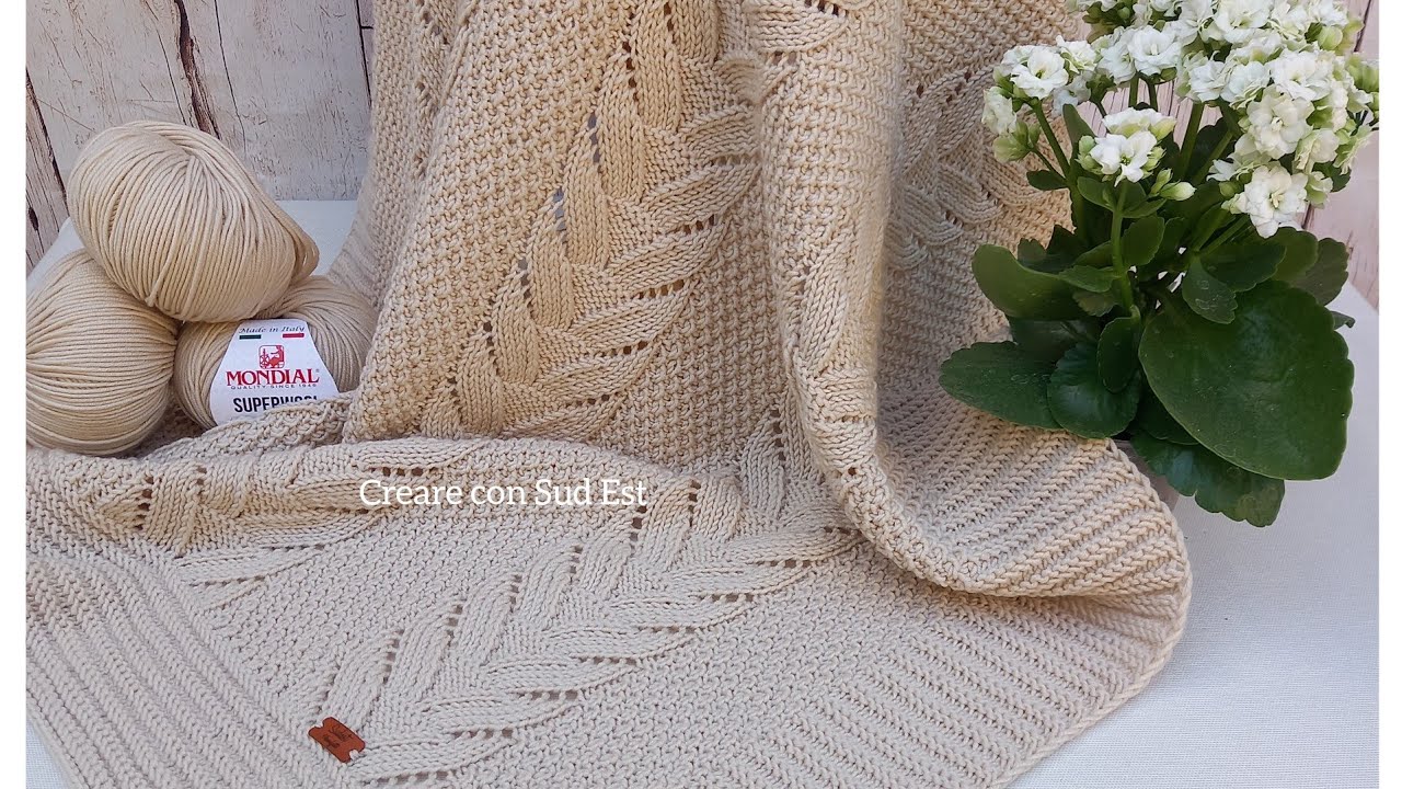 spiga di grano \ copertina ai ferri