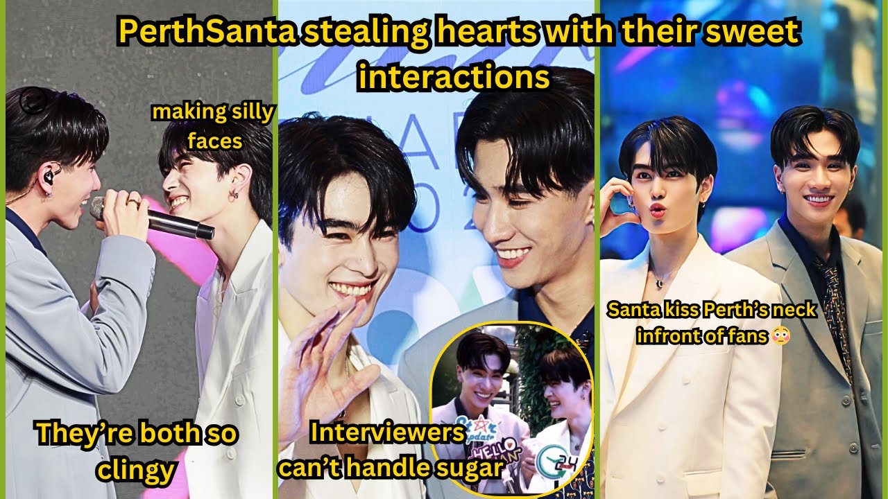 SANTA K/SS PERTH’S NECK / Fans are excited to see perthSanta in series because of their cute moments