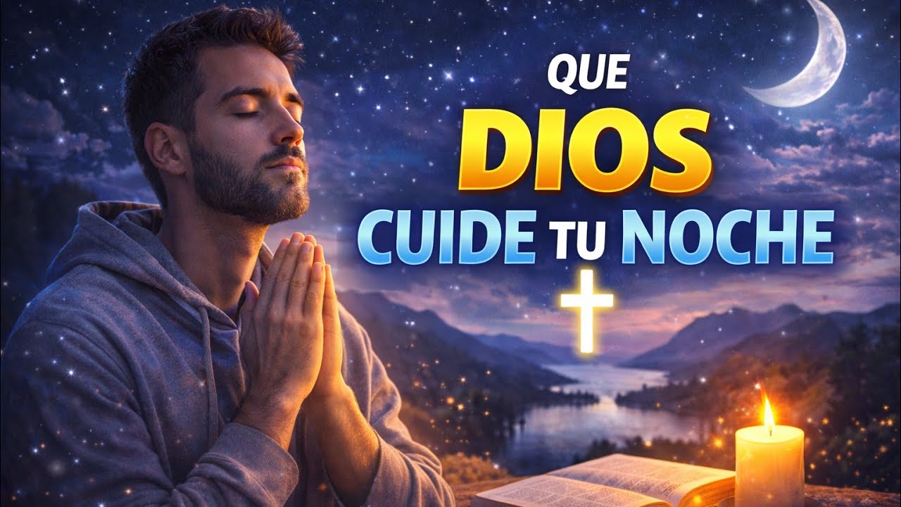 🌙 Antes de Dormir, Deja Todo en Manos de Dios | Oración de la Noche para Encontrar Paz
