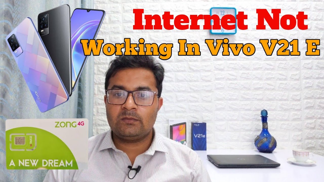 Internet Not working in Vivo V21 E / Zong internet Problem in Vivo V21 E
