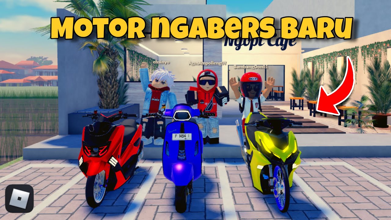 BELI MOTOR AEROX NGABERS KEREN DI DRIVE DRAG SIMULATOR ROBLOX INDONESIA