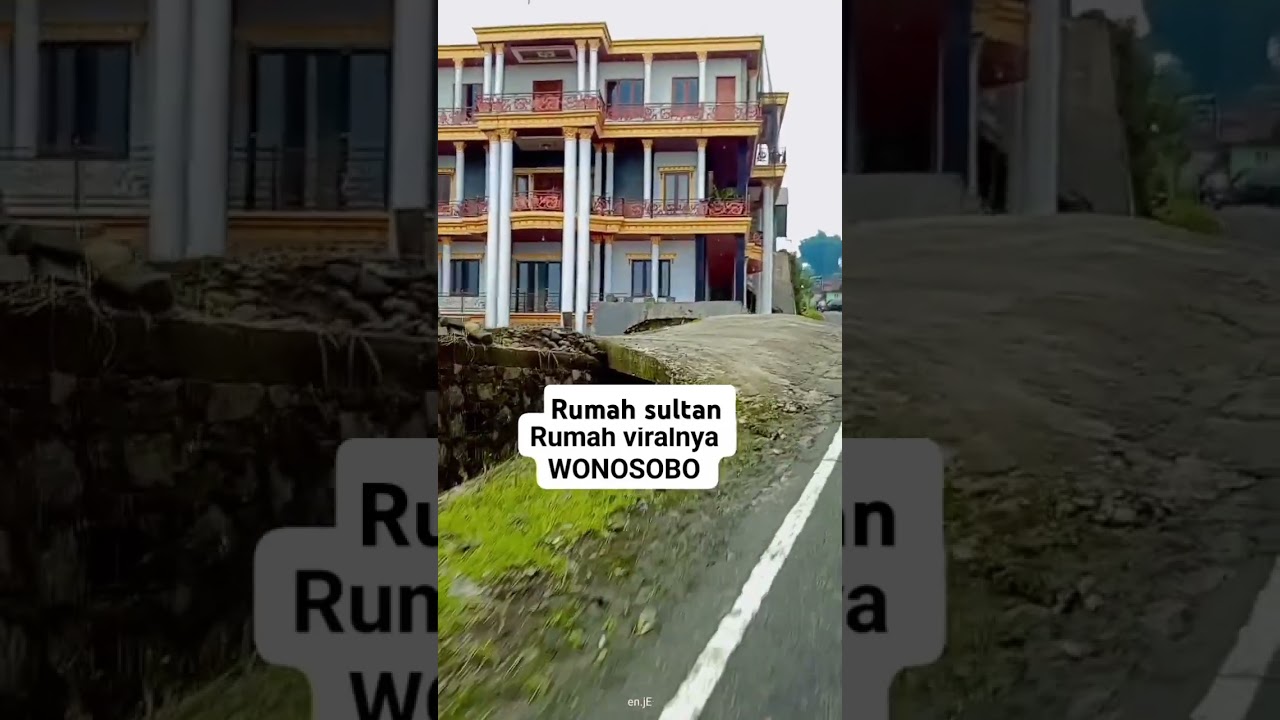rumah viral sultanya Wonosobo
