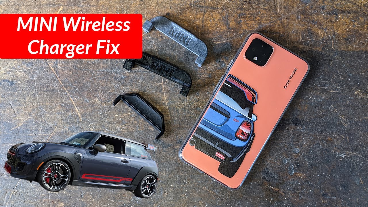 Making the MINI wireless charger hold larger phones