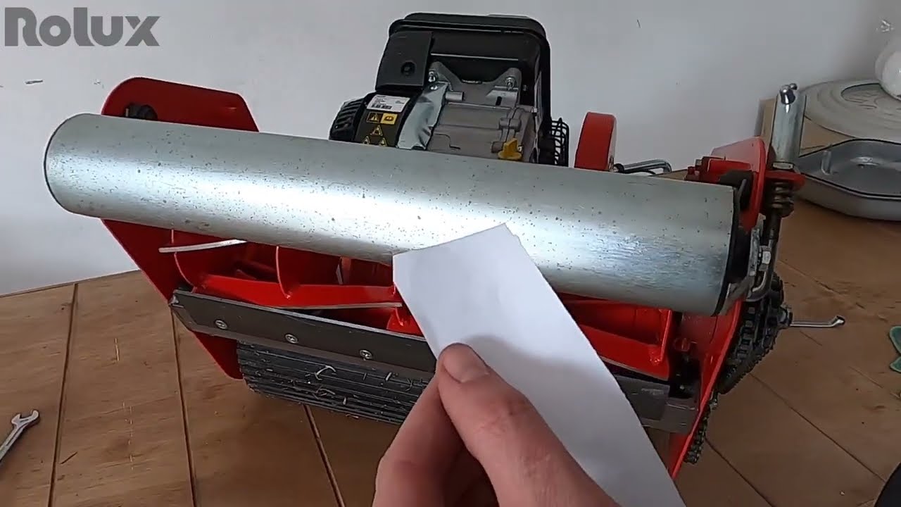 Rolux Reel Mower - Backlapping Process