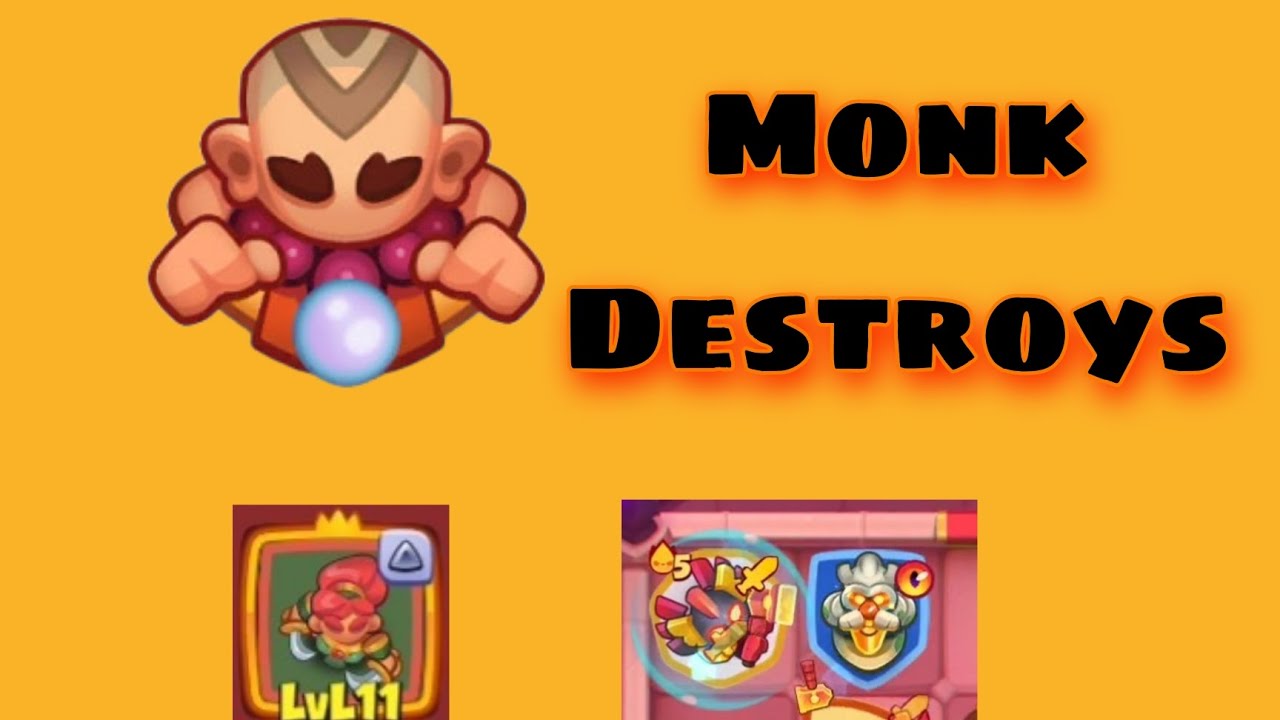 Rush Royale | Lvl 9 Monk vs Lvl 11 blade dancer and Lvl 11inquisitor