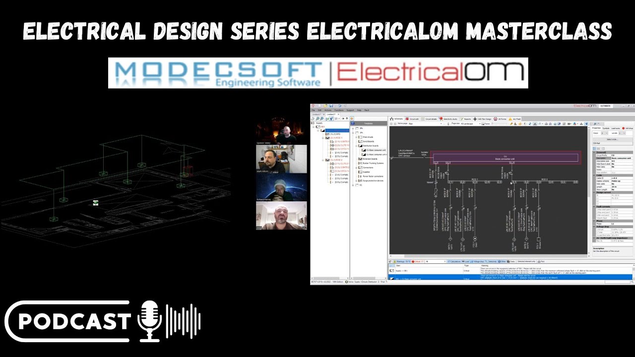 Electrical Design - ElectricalOM - EPIC software to help Electricians and Engineers