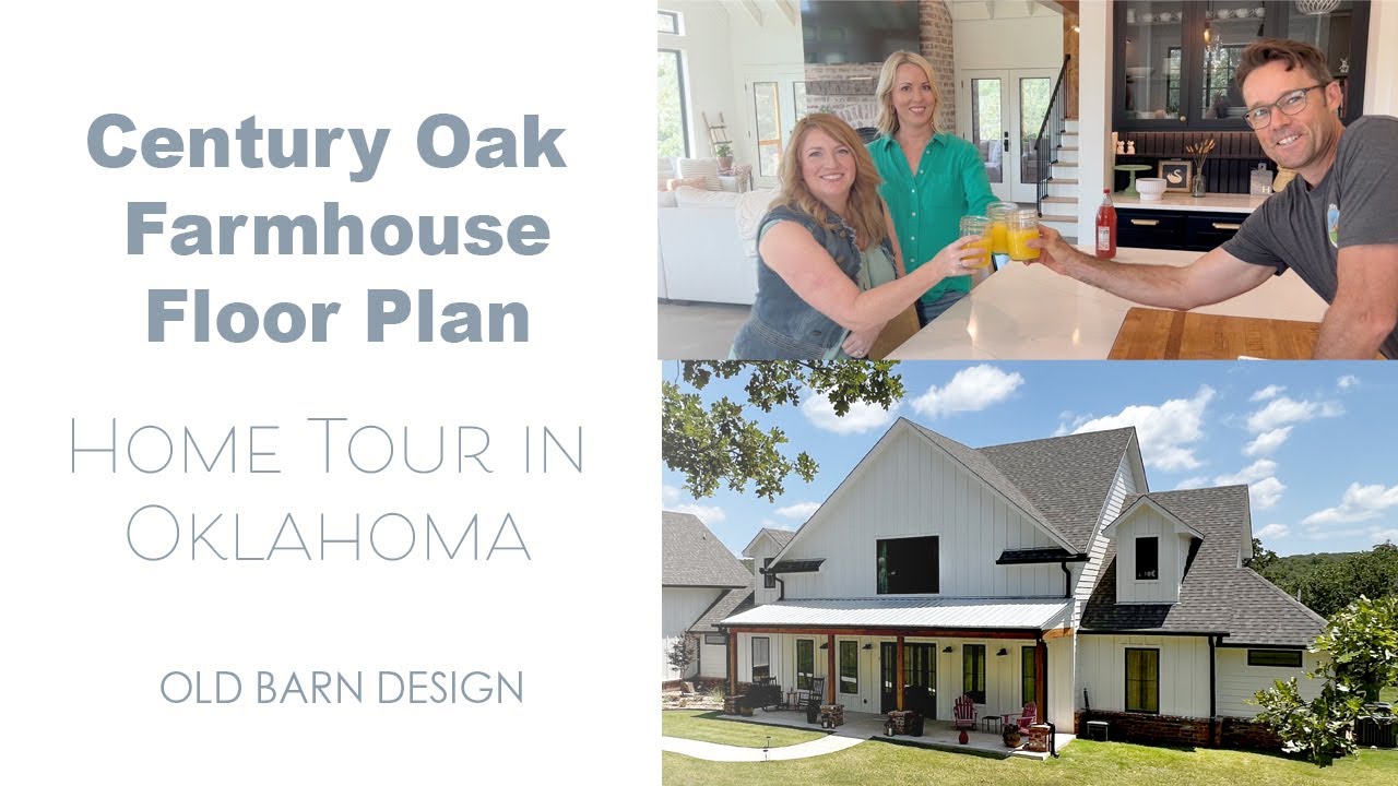 Oklahoma Century Oak Plan Home Tour |  Old Barn Design
