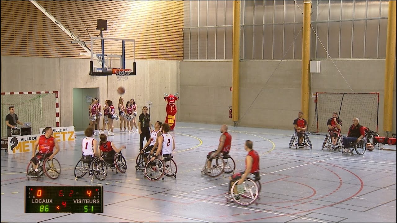 Match handibasket : Metz - Toulouse
