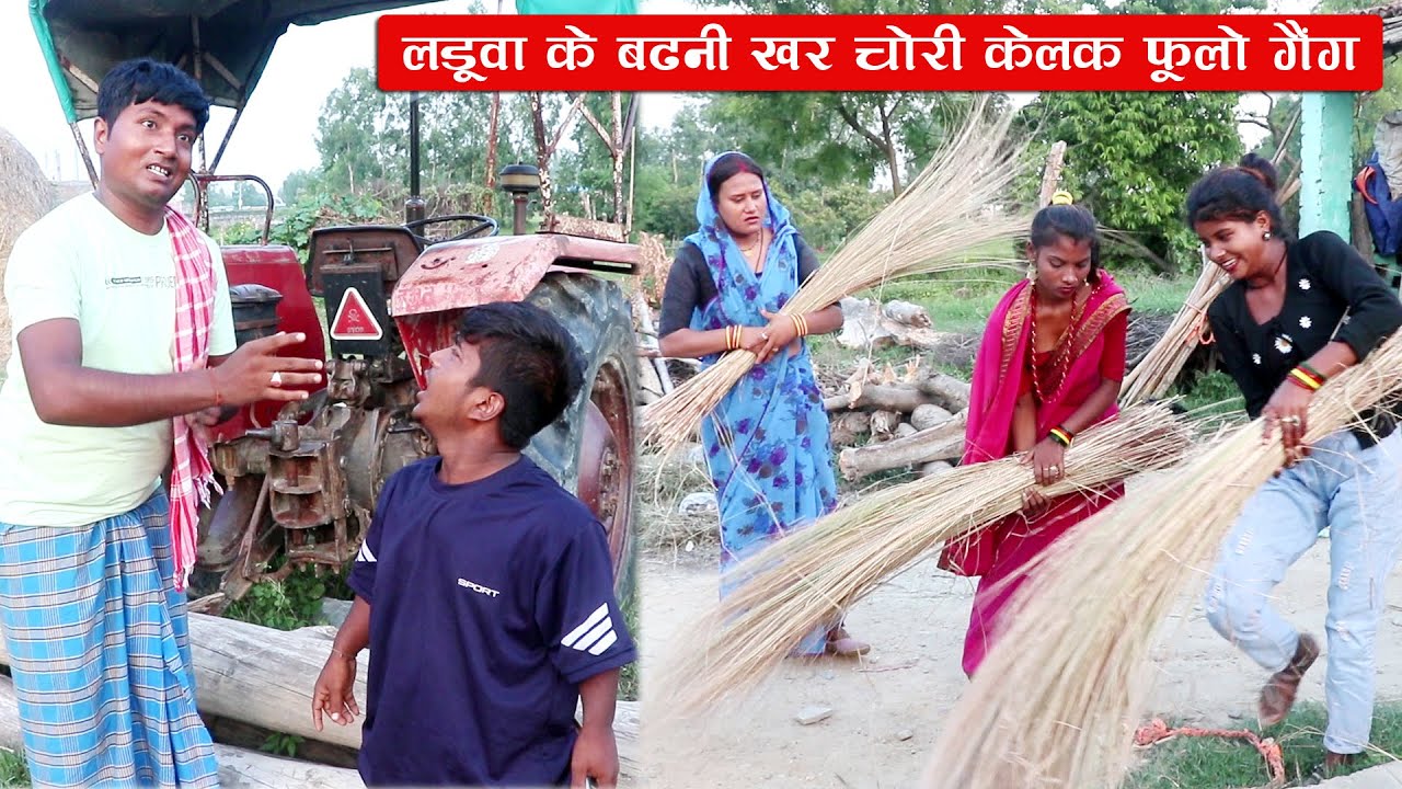 लडुवा के बढ़नी खर चोरी केलक फुलो गैंग || LADUWA KE BADHANI KHAR CHORI KELAK FULO GANG || MAITHILI