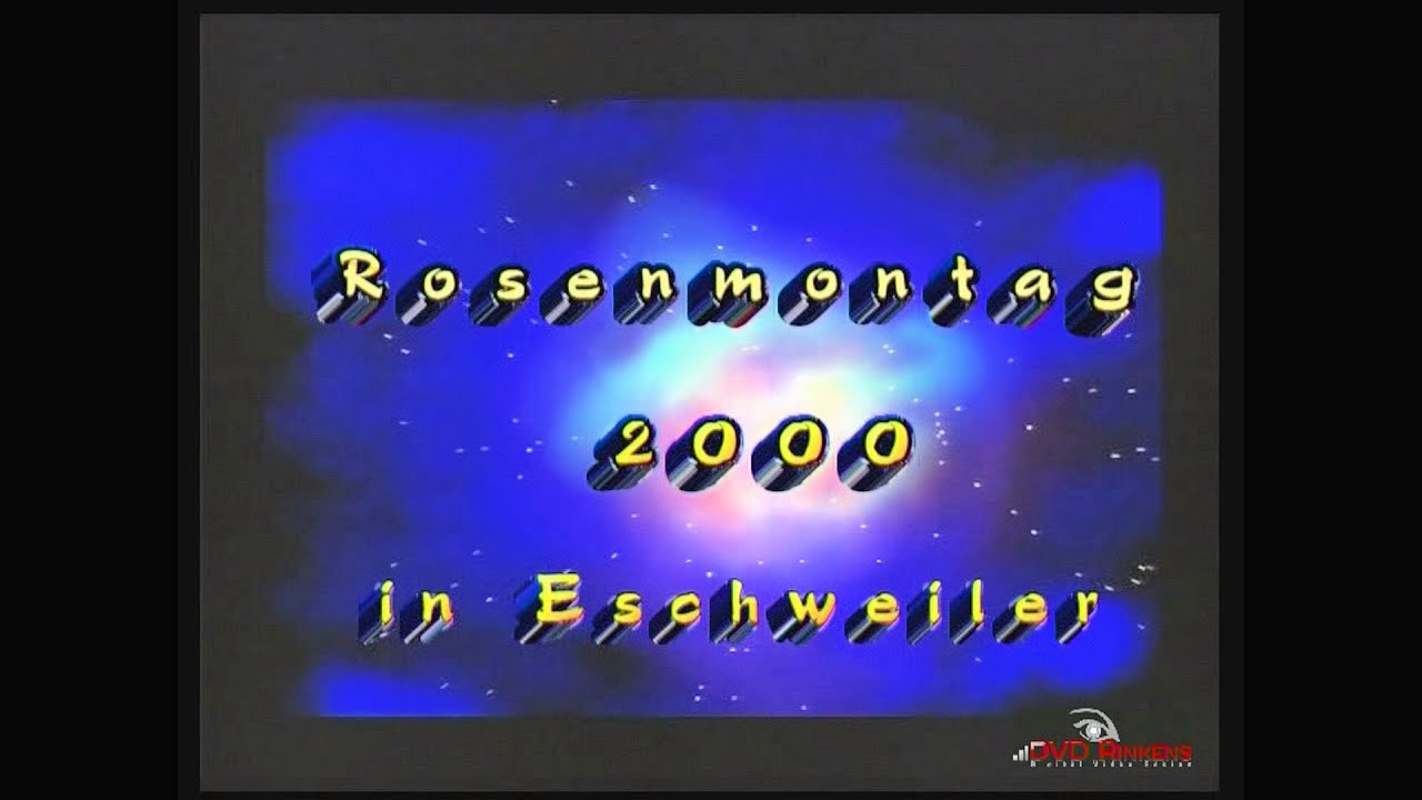 Rosenmontag im Milleniumjahr 2000 in Eschweiler