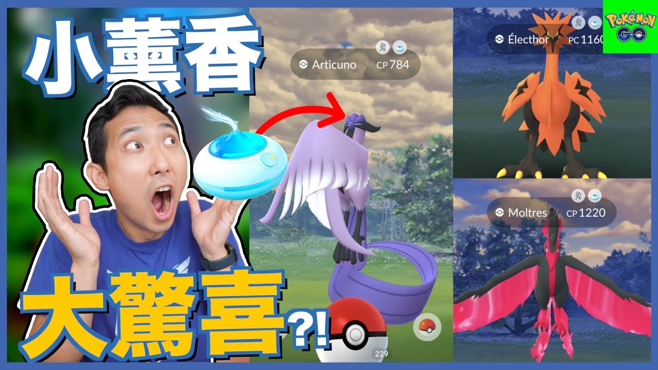 野外居然可以預見伽勒爾三神鳥!? 全新散步小薰香功能使用心得!!【劉沛 寶可夢⁷ 31】