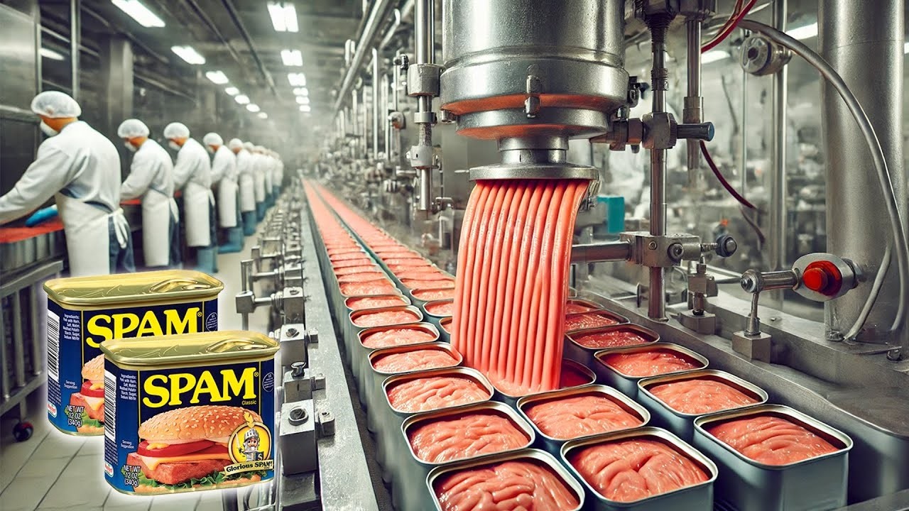 FACTORY SECRETS of CANNED MEAT Production Exposed!
