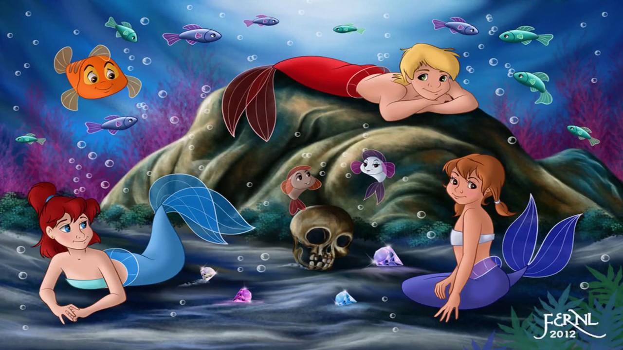 Disney Characters as Mermaids