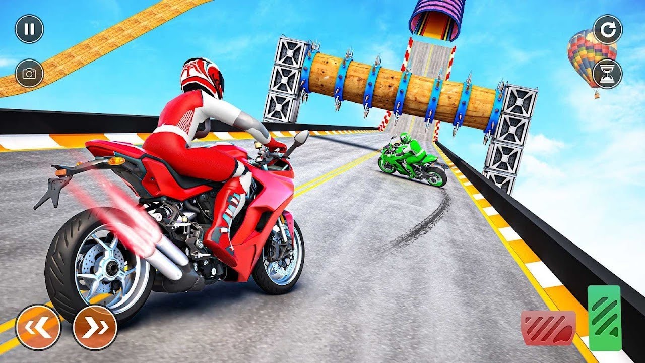 GT Impossible Bike Mega Ramp Stunts - Motor Bike Motocross Impossible Driving - Android Gameplay 