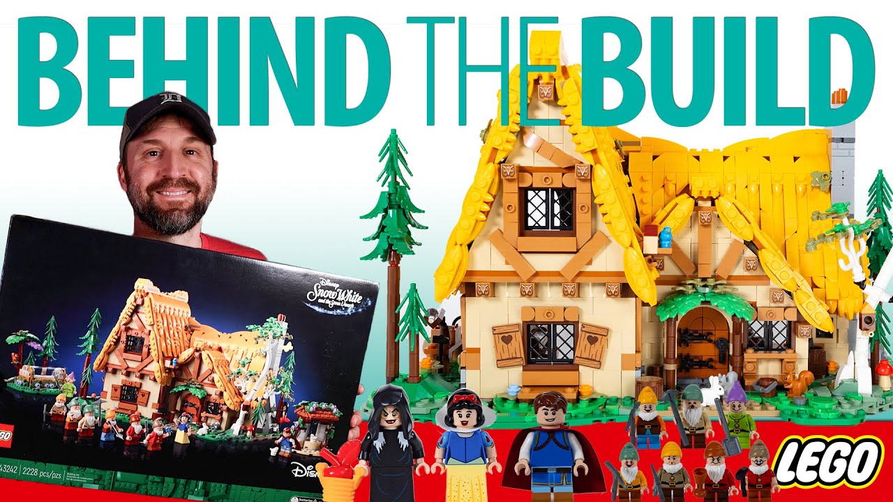 Обзор коттеджа «Белоснежка и семь гномов» LEGO Disney — сборка 43242