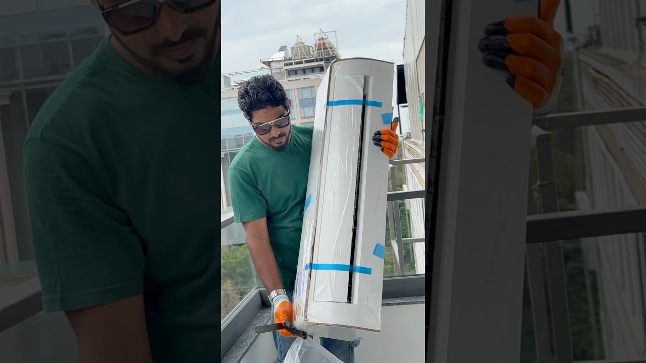 Panasonic split Ac new model unboxing | Panasonic inverter EU model #raj_tech #ytshorts #panasonic