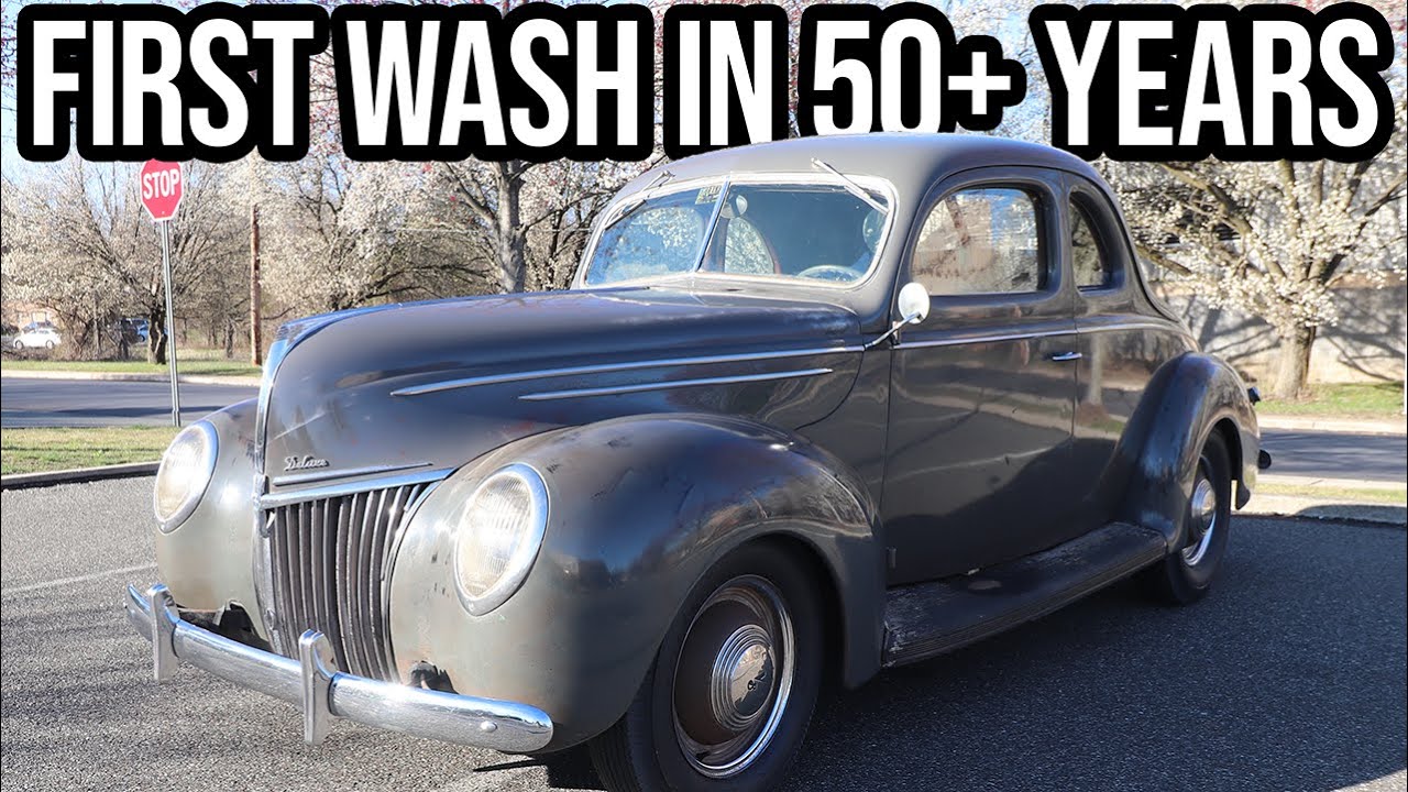 Saving 85 Year Old Original Paint On 1939 Ford Coupe - CRAZY Transformation