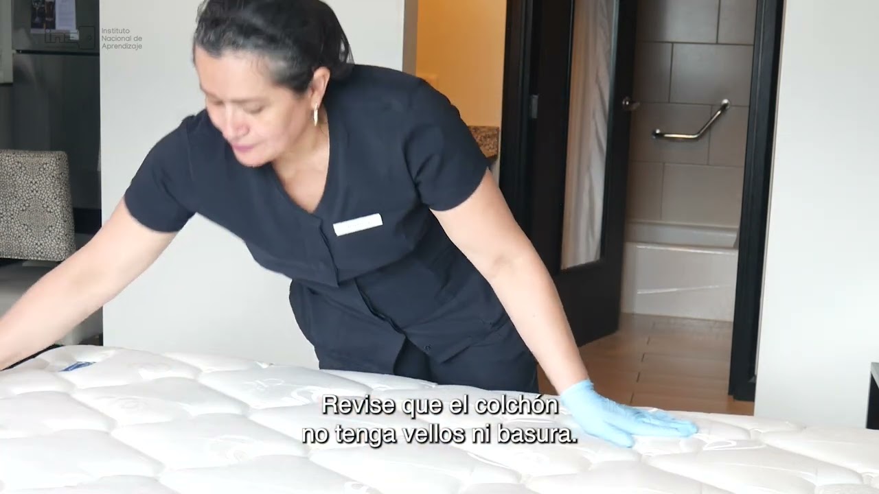 Proceso de limpieza de las habitaciones