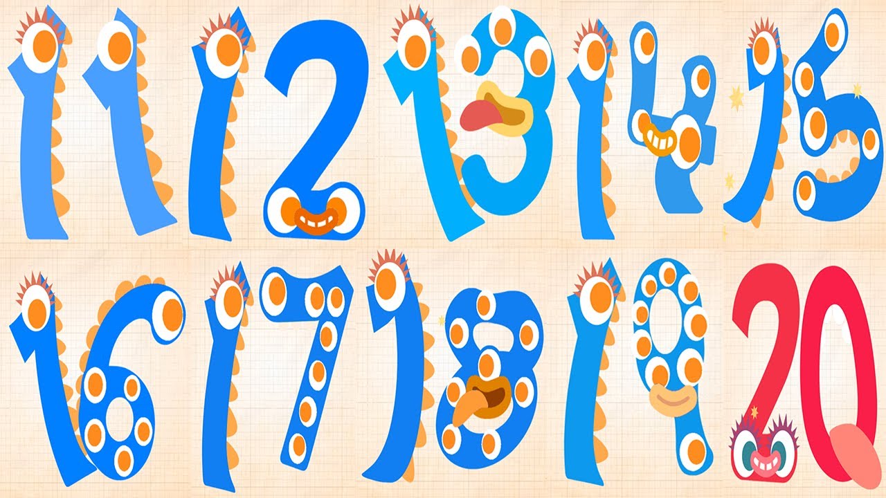 Meet The Numbers Friends - Play And Learn Numbers 11 - 20 - Fun Educational Games For Children