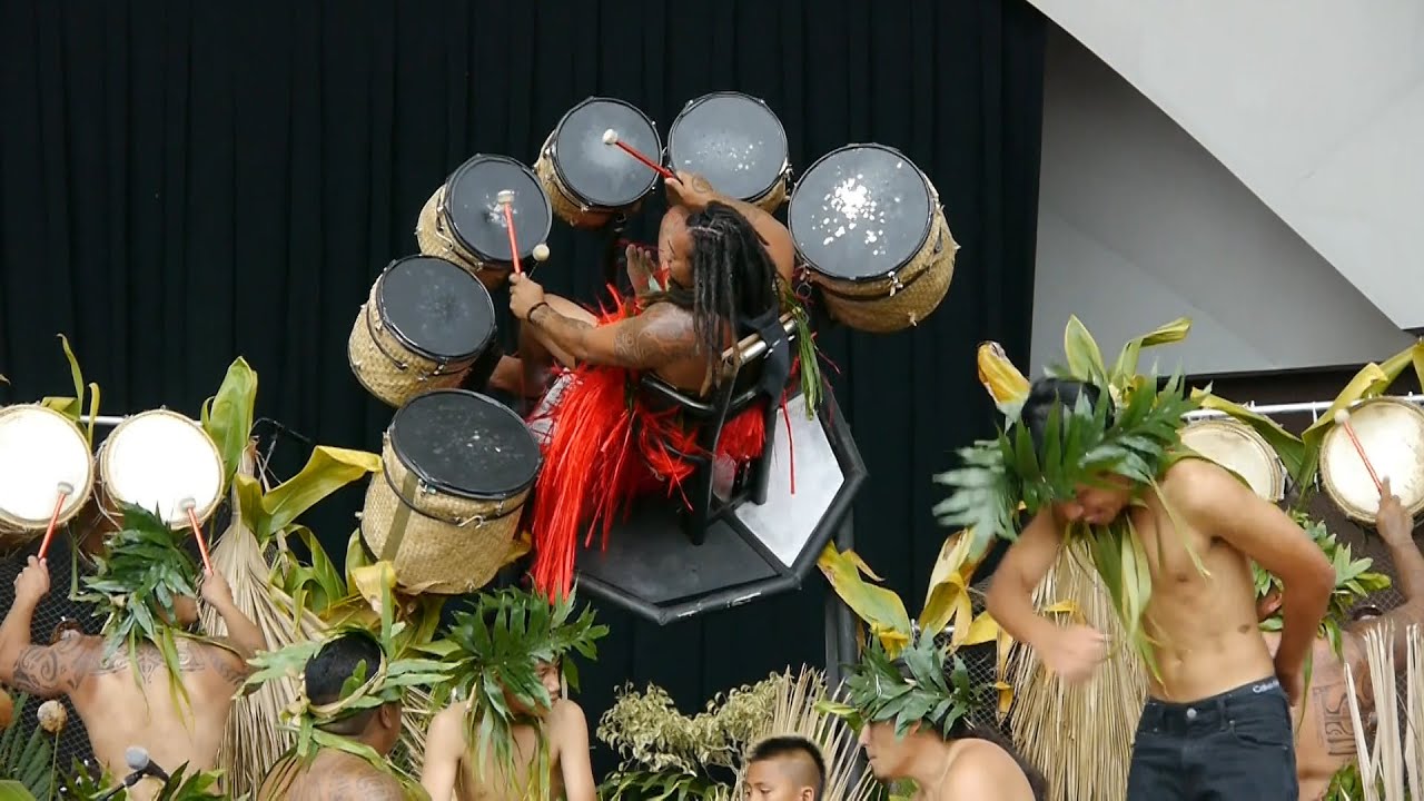 Here Tama Nui HIH 2013 drumming