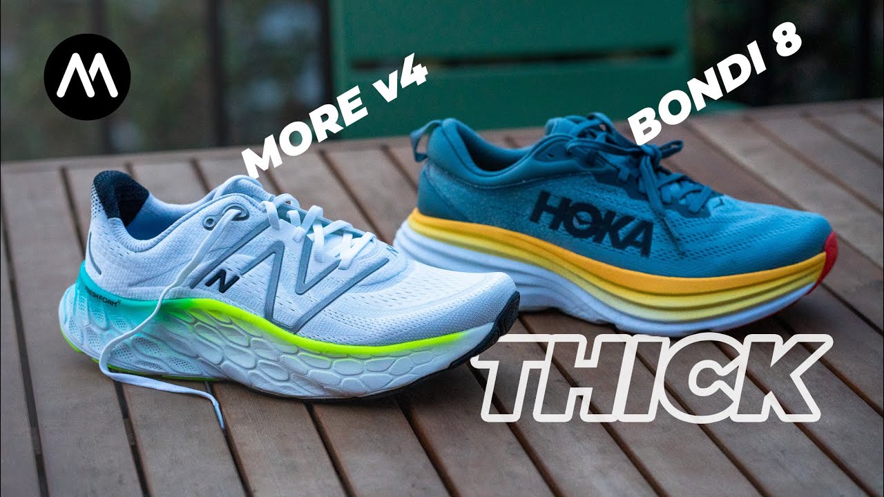 BATTLE OF THICK BOYS | NEW BALANCE MORE v4 VS HOKA BONDI 8