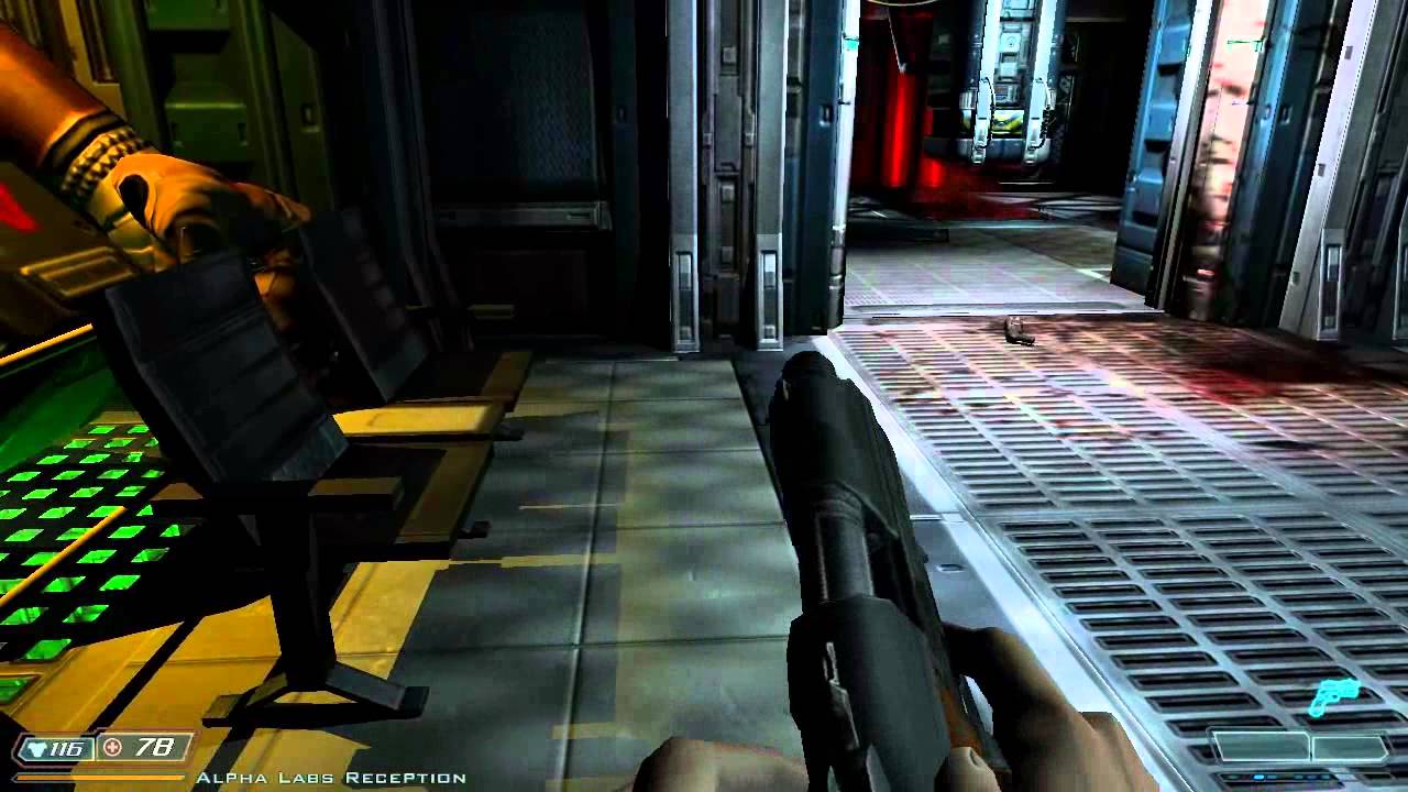 Let's Play Doom 3 BFG Edition Part #004 Bang!