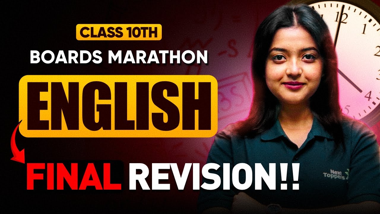 Class 10th - English FINAL REVISION 🔥 | Most Important Questions 🤫
