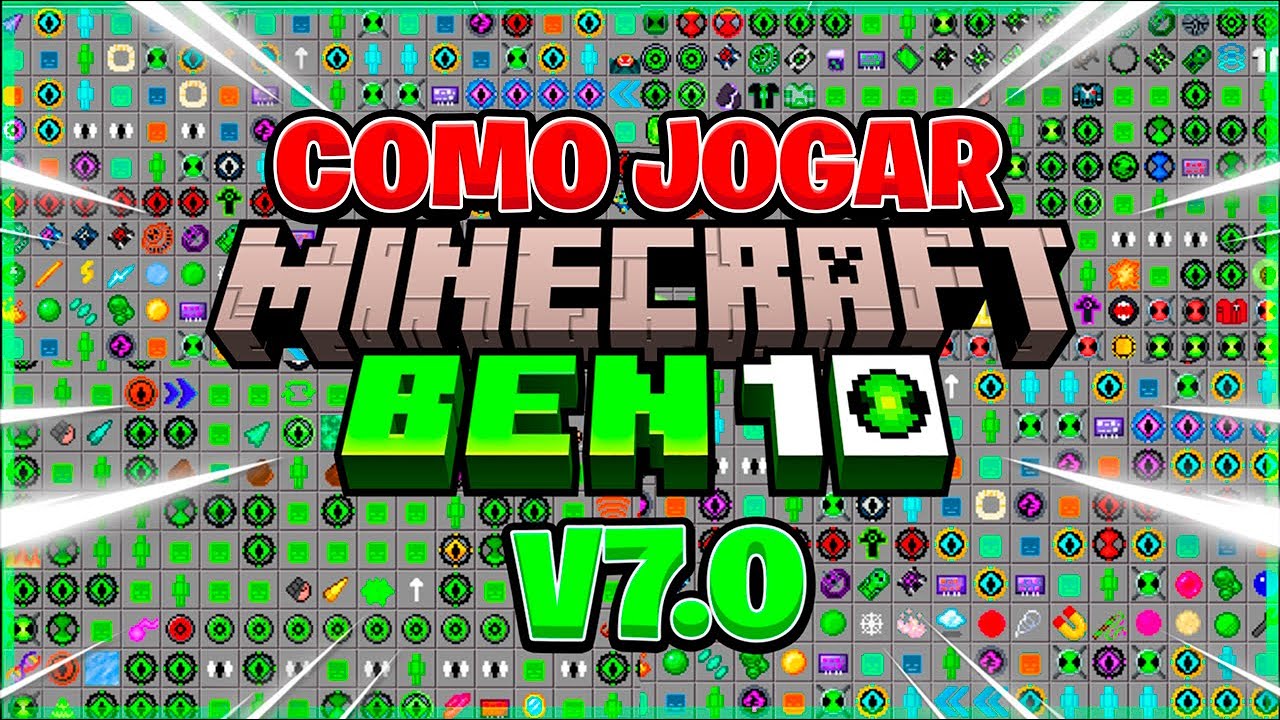 COMO JOGAR ADDON BEN 10 OMNIVERSE V 7.0 O MINECRAFT - DICAS IMPORTANTE TODOS CRAFTS...