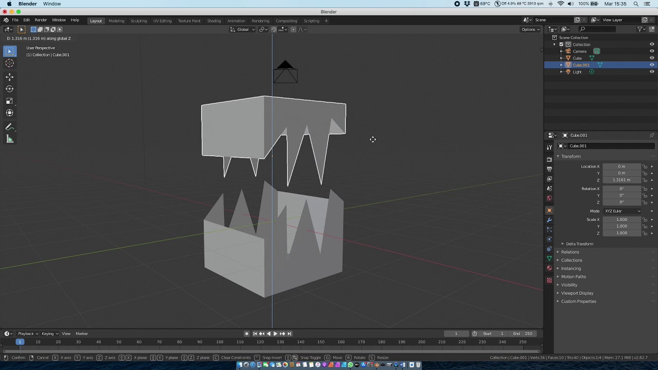 Blender #24 - Knife e Bisect