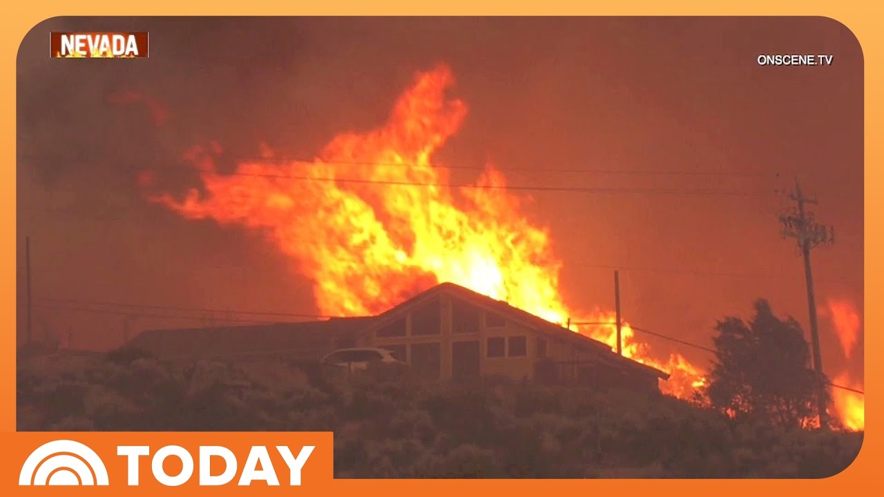 Crews Battle Nevada Fire; Millions Across US Under Heat Alerts